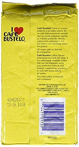 Café Bustelo Coffee Espresso Ground Coffee Brick 10 Ounces 6 Count