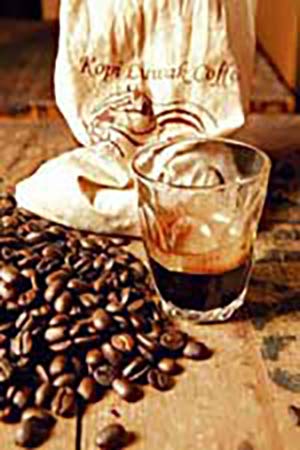 Kopi Luwak Coffee Sustainably Sourced World's Most Expensive Coffee Ground Sample Size Fresh Roasted 2-ounce