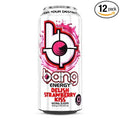 WESTERNMBY Bang Energy Cans 16 Fl Oz 12 Pack (Delish Strawberry)