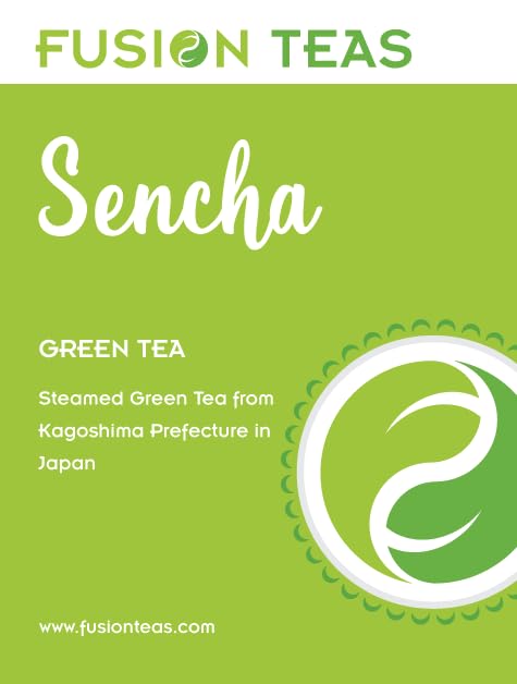 Sencha (Steamed) Green Tea - Pure Loose Leaf Tea - Directly From The Kagoshima Prefecture In Japan - 1 Pound (16 Oz.) Pouch