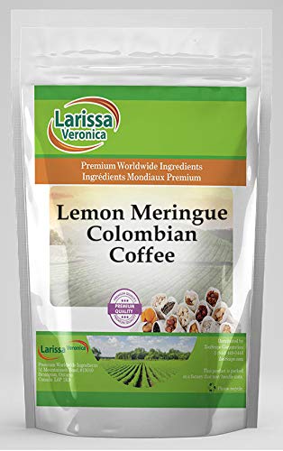 Lemon Meringue Colombian Coffee (Gourmet Naturally Flavored Whole Coffee Beans) (8 oz ZIN: 553687)