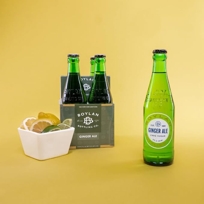 Boylan Bottling Craft Cane Sugar Soda - Ginger Ale 12oz Glass Bottle (12 Pack Ginger Ale)