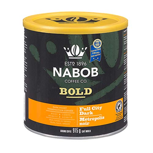 Nabob Coffee co Bold - Full City Dark Ground Coffee 915g Imported by Canada