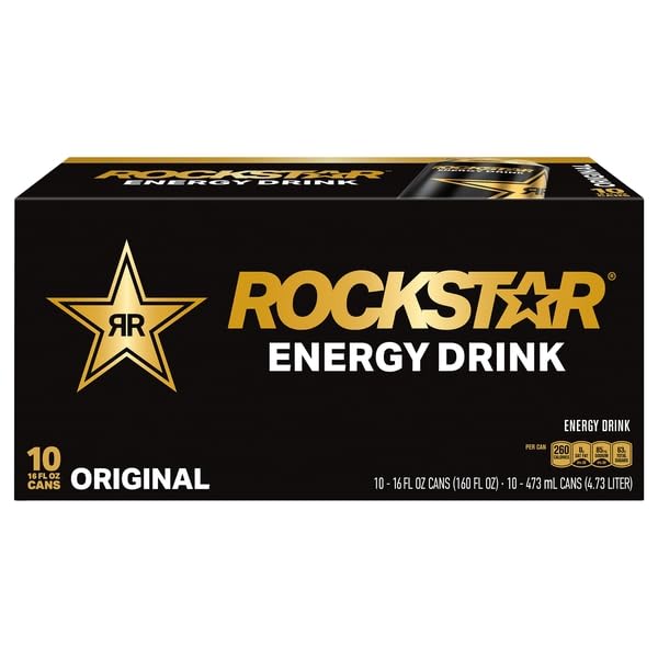 Rockstar Energy Drink 16 fl oz 10 pack
