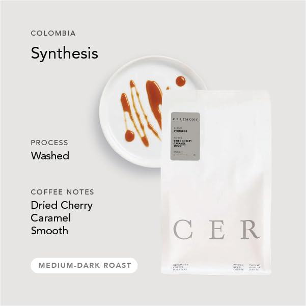 Ceremony Coffee Roasters - House Coffees Roast Variety Pack - Specialty Whole Bean Antithesis Synthesis &amp Thesis Blends- 3 x 12oz bags (Whole Bean)