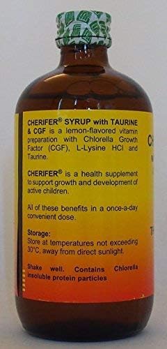 Cherifer Syrup with Chlorella Growth Factor Taurin &amp Lysine