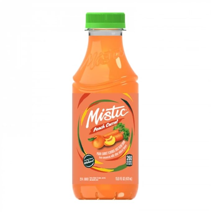 Juice 16 Fl Oz (12 pack Peach Carrot)