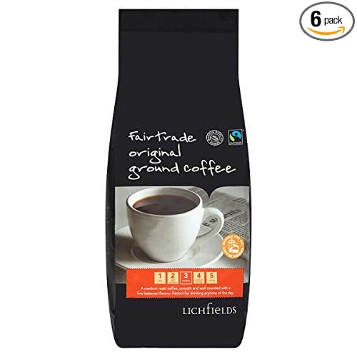 ( 6 Pack ) Lichfields Fairtrade Original Ground Coffee 1kg