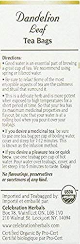 Celebration+Herbals+Dandelion+Leaf+Tea+Bags+24+Count