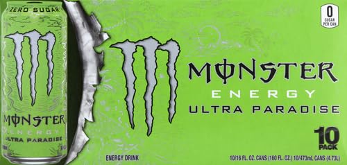 Monster Energy Drink Ultra Paradise 16 Fl Oz (Pack Of 10)