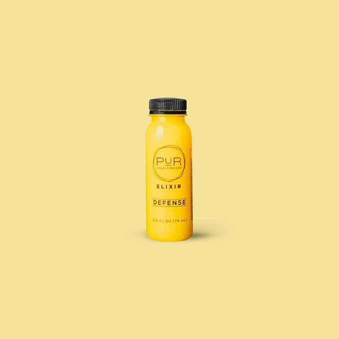 PUR Wellness Shots – Elixir Combination 12 Pack with Mental Majik Beauty Defense and Immunity Shots – Fresh Cold-Pressed Raw Juice – Non-GMO Pressed at Source – 2.5 fl oz