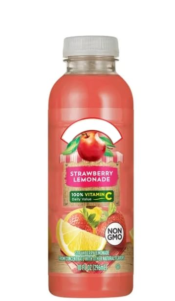 Apple nd Eve's Lemonade Variety Pack 10 fl. oz. Bottles 12 Pack (6 Lemonade + 6 Strawberry Lemonade)