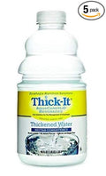 Thick-It AquaCare H2O Beverage Thickened Water Nectar Consistency - 46 oz Pack of 5