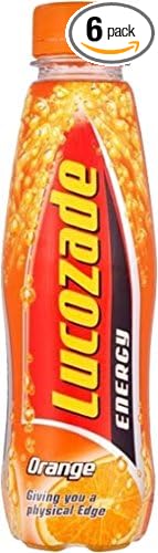 Lucozade Orange 380ml (12.8fl oz) x 6