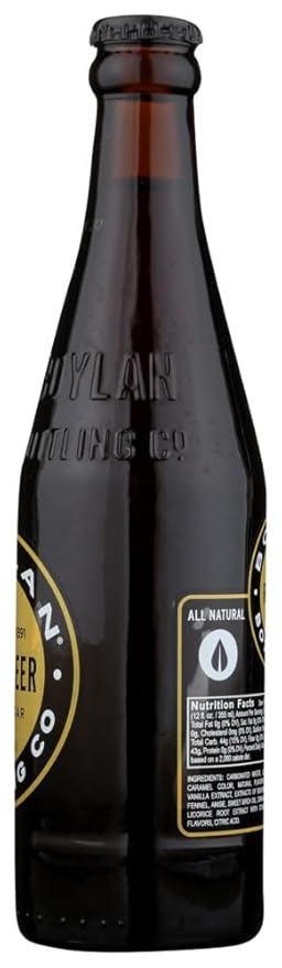 Boylan Bottling Co Root Beer Soda 12 Ounce -- 24 per case.