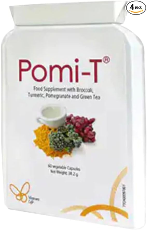 Pomi-T Polyphenol Food Supplement 60 Capsules (Pack of 4)
