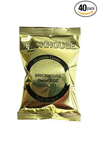 Brickhouse Coffee Decaf Ground Coffee 40/2 oz bags