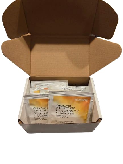 Chamomile Mint Blossom Herbal Tea Sachet 24 count with KK&ampA Collection Box- Perfect for your Tea and Lattes