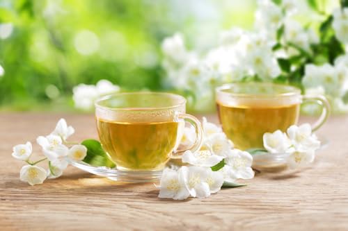Xin Qing Taiwan High Altitude Jasmine Green Tea High Mountain Jasmine Green Tea Taiwan Tea Natural floral and tea aroma without bitterness 150g/5.29oz