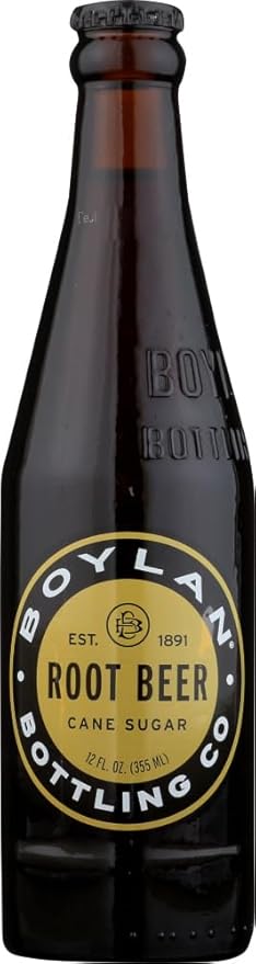 Boylan Bottling Co Root Beer Soda 12 Ounce -- 24 per case.