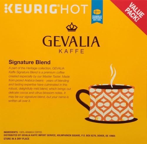 Gevalia Signature Blend Mild Roast K-Cup Coffee Pods (36 Pods)
