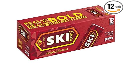 Cherry Ski Citrus Soda - 12 oz (12 Cans)