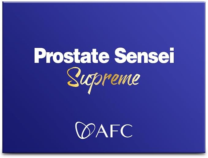 AFC Japan Prostate Sensei Supreme – Saw Palmetto Supplement for Men with Fatty Acids &amp Sterols – Supports Urinary Flow Bladder Function Hair Health – Natural Prostate Support Formula 2 Month Su