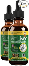 VitaLiver - Liver Health Supplement - Support Liver Cleanse &amp Detox - Liquid Delivery for Absorption - Milk Thistle Artichoke Chanca Piedra Dandelion &amp More!