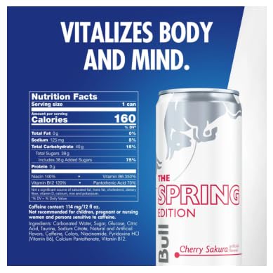 SPRING EDITION Energy Drink Spring Edition. 12 Fl Oz Cans 4 CANS!