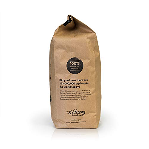 Gobena Coffee 5lb Tanzanian Peaberry Whole Bean Medium Roast 80oz Bulk Coffee