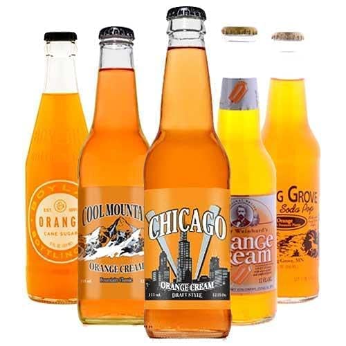 Ultimate Orange Soda Sampler - Mix Variety Case - Gourmet Sodas from All Around the Country - Choose Your Flavor - 12oz (Orange - 96 Pack)