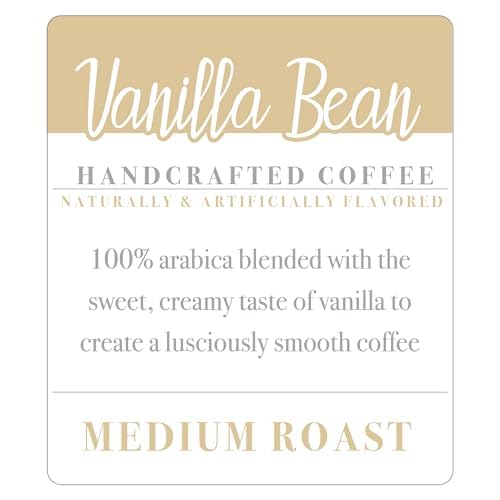 Highland Park Coffee Single Serve Pods Compatible with Keurig K Cup Brewers Vanilla Bean 80 Count
