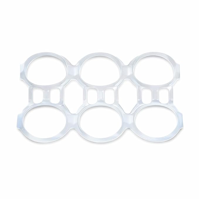 Universal Fit 6-Pack Rings for 12oz Beer and Soda Cans by F.e.s.s. (200)