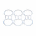 Universal Fit 6-Pack Rings for 12oz Beer and Soda Cans by F.e.s.s. (500)