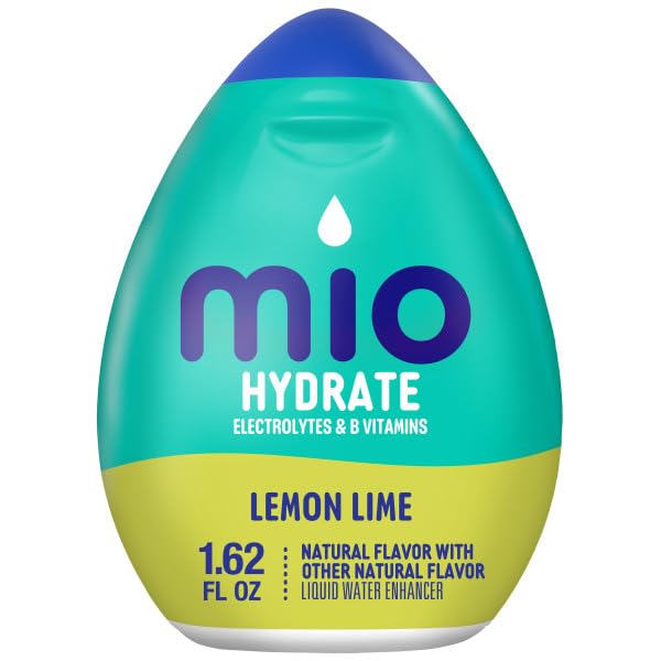 MiO Hydrate &amp Energy - Arctic Grape Black Cherry Green Thunder Lemon Lime and Tropical Fusion. Liquid Water Enhancer Variety Pack