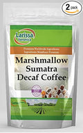 Marshmallow Sumatra Decaf Coffee (Gourmet Naturally Flavored Whole Coffee Beans) (16 oz ZIN: 554529) - 2 Pack
