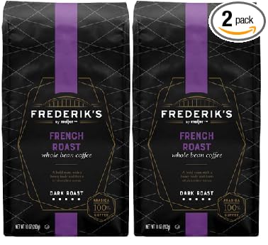 French Roast Whole Bean Coffee Dark Roast (2 Bags10 oz.each)