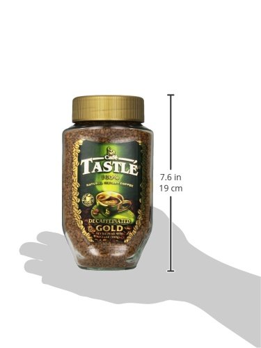 Cafe Tastle Decaffeinated Freeze Dried Instant Coffee 7.14 Ounce