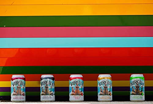 Virgil’s Zero Sugar Root Beer Great Tasting Zero Calorie Keto Friendly Soda (6-12oz cans)