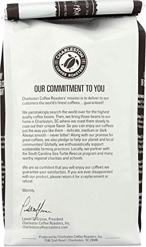 Charleston Coffee Roasters | Specialty Organic Whole Bean Coffee | Hand Picked Premium Slow Roast | (Charleston Organic Medium Roast) 28oz