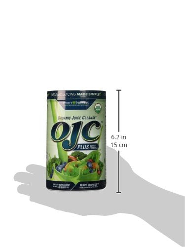 Purity Products Certified Organic Juice Cleanse OJC Plus Berry Surprise - 30+ Organic Veggies and Fruits - 5 Grams of Fiber - Promotes Energy and Digestive Function - 12.28 oz - 348 g - 30 Servings