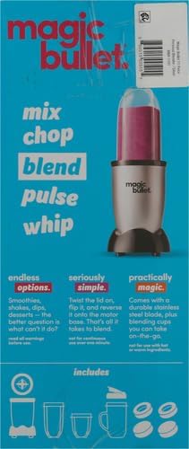 Magic Bullet BlenderSmallSilver11 Piece Set(Pack of 2)
