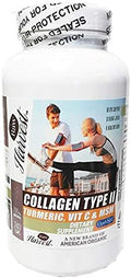 Collagen Type II with Turmeric Vitamin C &amp MSM 240 Capsules 1 Pack