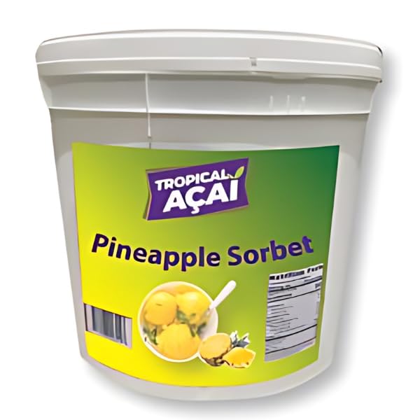 Tropical Acai 3 Gallon Brazilian Style Sorbet (Pineapple)