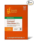 Good &amp Gather Decaffeinated Caramel Macchiato Coffee Pods - Pack of 2 Boxes - 32 Coffee Pods Total - 16 Coffee Pods Per Box - Bulk Good &amp Gather Coffee Pods