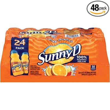 SunnyD® Tangy Original Orange Flavored Citrus Punch - 24/6.75 oz. (pack of 2)
