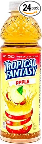 Tropical Fantasy Apple Cocktail 22.5 Ounce (Pack of 24)