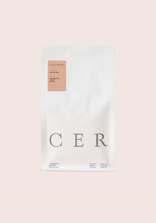Ceremony Coffee Roasters - Espresso Variety Pack - Specialty Whole Bean Coffee Mass Appeal &amp Destroyer Espresso Blends- 2x12oz Bags (Whole Bean)