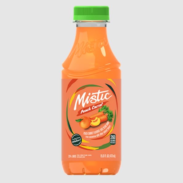 Juice 16 Fl Oz (12 pack Peach Carrot)