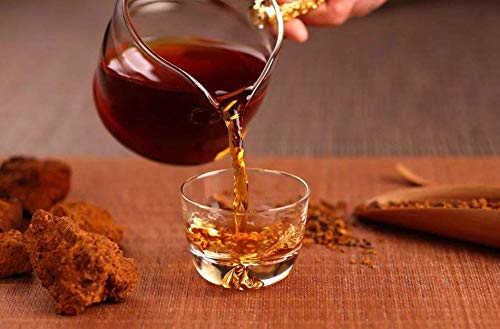 Chaga Mushroom Chunks - 8 ounce 100% Wild Harvested with Black Top Crust Premium Tea Chunks - Antioxidants Healthy Drinks